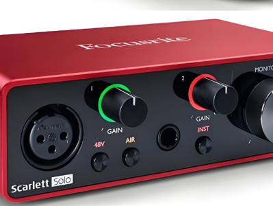 ​Focusrite Scarlett Solo声卡：初学者的专业音频之选